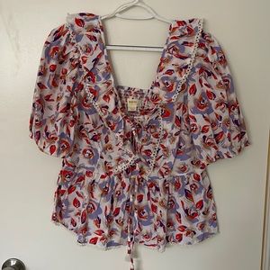 NWOT Maeve/Anthropologie Blouse Medium